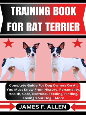cover image of TRAINING BOOK FOR RAT TERRIER